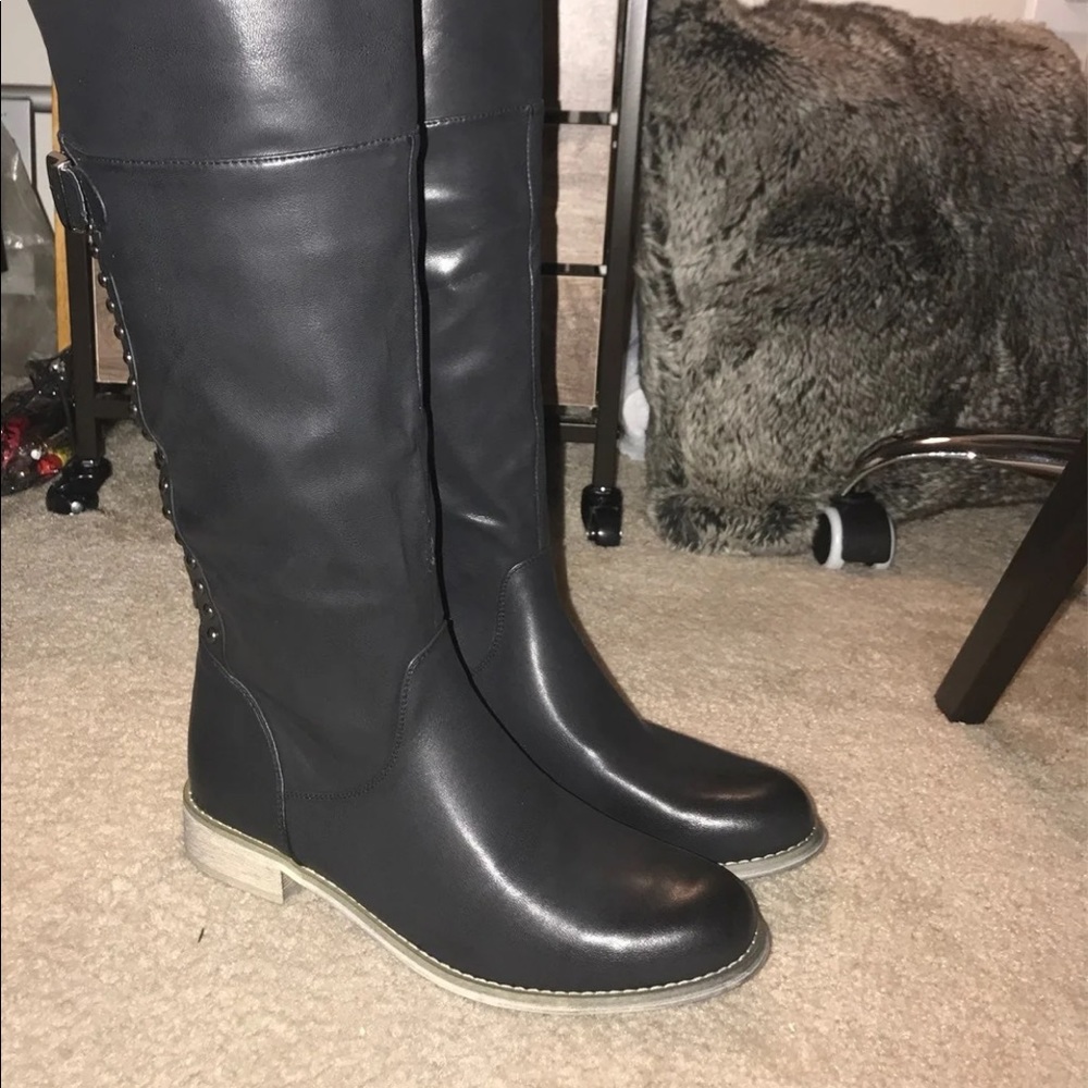 Beau + Ashe Studded Boots